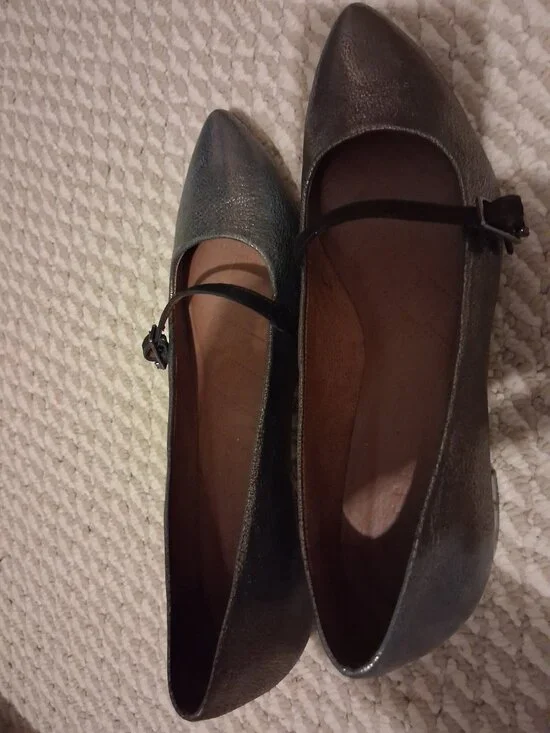 Hispanitas Spain Mary Jane Style shoes NWOT 40 - Picture 2 of 6